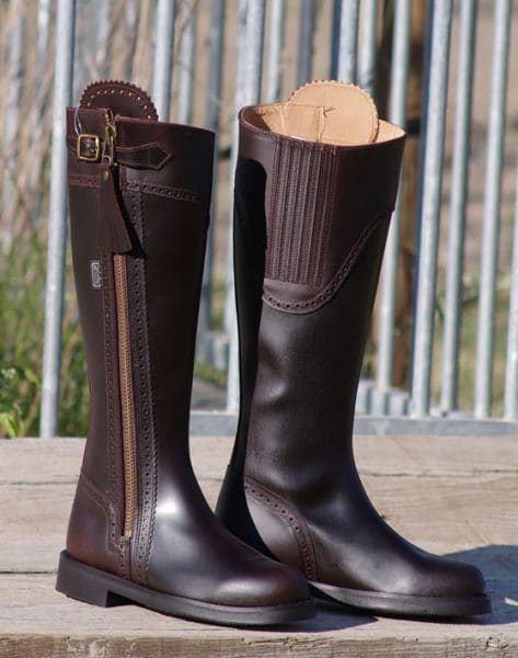 botte haute femme mollet fort