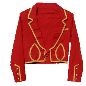 veste equitation spectacle rouge