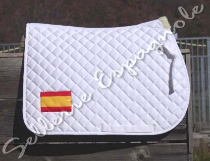 tapis blanc drapeau espagnol